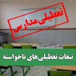 تبعات تعطیلی‌های ناخواسته