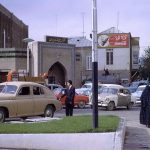 تصویر کمتر دیده شده از پمپ بنزین قدیمی میدان بهارستان