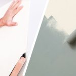 کاهش هزینه بازسازی، کاغذ دیواری سفید ساده به جای رنگ آمیزی