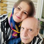 رونمایی از همسر جوان و چشم رنگی زنده یاد هوشنگ حریرچیان، بازیگرسریال ساختمان پزشکان/ چقدرم کم سن و سال!