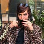 تیپ پلنگی مرضیه نامزد بچه مهندس که در فضای مجازی وایرال شده+عکس